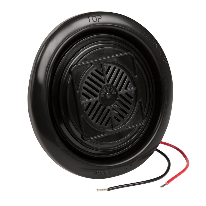 Grote 73160 4" Grommet Mounted Backup Alarm - Grommet Mounted, 107dB, 12V/24V